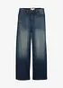 Jeans dal taglio dritto e morbido leggermente elasticizzati, vita alta, bonprix
