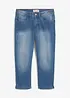 Jeans cropped slim fit, a vita media, bonprix