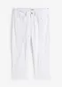 Jeans cropped slim fit, a vita media, bonprix