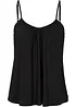 Top con spalline sottili in viscosa fluente, bonprix