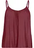 Top con spalline sottili in viscosa fluente, bonprix