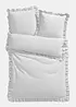 Biancheria da letto in linone con ruches, bonprix