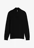 Maglione con mezza zip, bonprix