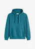 Felpa con zip e cappuccio, bonprix