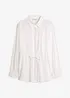 Camicetta in popeline con pieghe cucite, bonprix