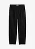 Pantaloni barrel con vita comoda, bonprix