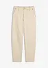 Pantaloni barrel in twill, bonprix