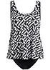 Costume intero stile tankini, bonprix