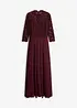 Abito lungo con pizzo, bonprix