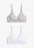 Reggiseno da allattamento senza ferretto con cotone biologico (pacco da 2), bonprix