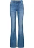 Jeans bootcut elasticizzati confortevoli, vita media, bonprix