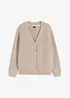 Cardigan a coste in filato grosso, bonprix