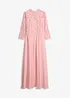 Abito lungo con pizzo, bonprix