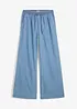 Jeans wide leg con cinta comoda, vita media, bonprix