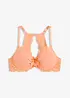 Reggiseno con coppe preformate e pizzo floreale, bonprix