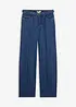 Jeans straight loose fit, vita media, bonprix