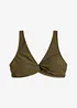 Reggiseno a bustier per bikini con dettaglio attorcigliato, bonprix