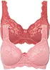 Reggiseno minimizer con spalline imbottite (pacco da 2), bonprix