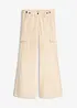 Pantaloni cargo in puro cotone, bonprix