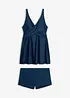 Tankini lungo con scollatura a V (set 2 pezzi), bonprix