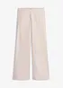 Pantaloni larghi in principe di Galles con viscosa, bonprix