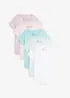 Maglia con scollo rotondo (pacco da 5), bonprix