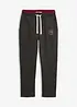 Pantaloni da jogging in puro cotone con dettagli sportivi, bonprix
