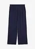 Pantaloni cropped in jersey di misto viscosa fluente, bonprix