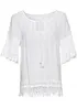 Tunica con pizzo in morbida viscosa, bonprix