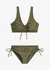 Bikini a bustier con laccetti (set 2 pezzi), bonprix