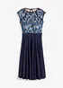 Abito midi con pizzo, bonprix