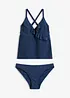 Tankini con volant (set 2 pezzi), bonprix