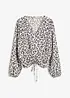 Blusa con arricciatura, bonprix