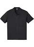 Camicia a maniche corte in misto lino leggero, loose fit, bonprix
