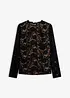 Maglia in pizzo a maniche lunghe, bonprix