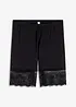 Pantaloncini anti sfregamento in poliammide rinfrescante con gambe in pizzo, bonprix