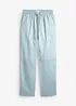 Pantaloni con elastico in vita in puro lino, bonprix