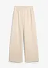 Pantaloni larghi in piquet, bonprix