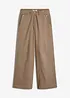 Pantaloni wide leg elasticizzati, bonprix