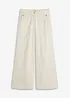 Pantaloni wide leg elasticizzati, bonprix