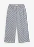 Pantaloni in twill con vita comoda, bonprix