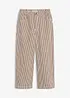 Pantaloni in twill con vita comoda, bonprix