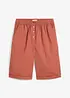 Bermuda in misto cotone paper touch, bonprix