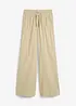 Pantaloni a palazzo in puro cotone, bonprix
