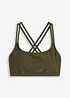 Reggiseno a bustier per bikini con spalline incrociate, bonprix