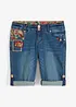 Bermuda in jeans, vita media, bonprix