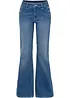 Jeans bootcut in cotone biologico, vita media, bonprix