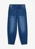 Jeans barrel shape in cotone biologico, vita alta, bonprix