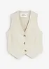 Gilet in puro lino, bonprix