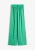 Pantaloni a palazzo fluenti con cinta comoda a vita alta, bonprix